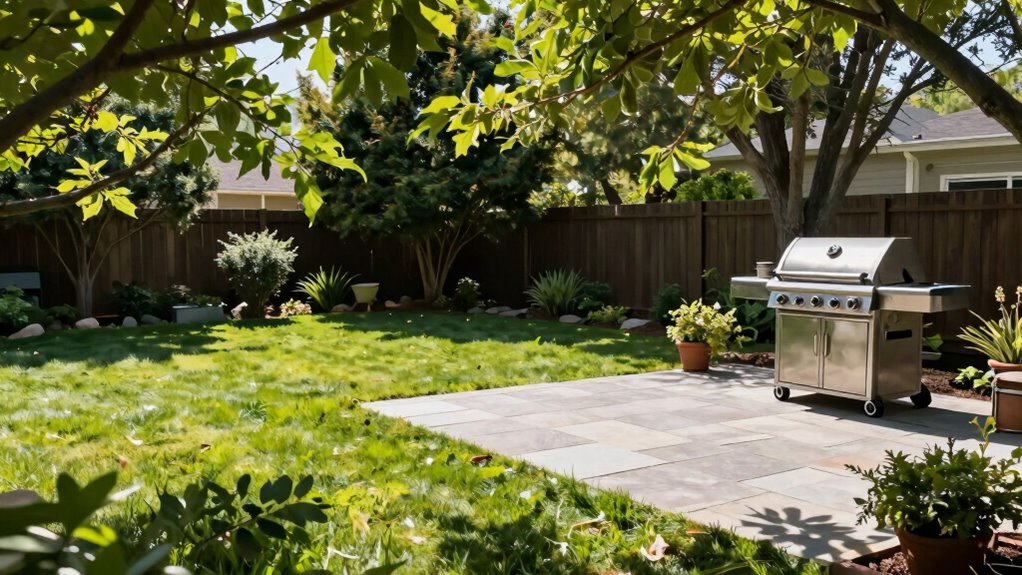 safe clean grilling space