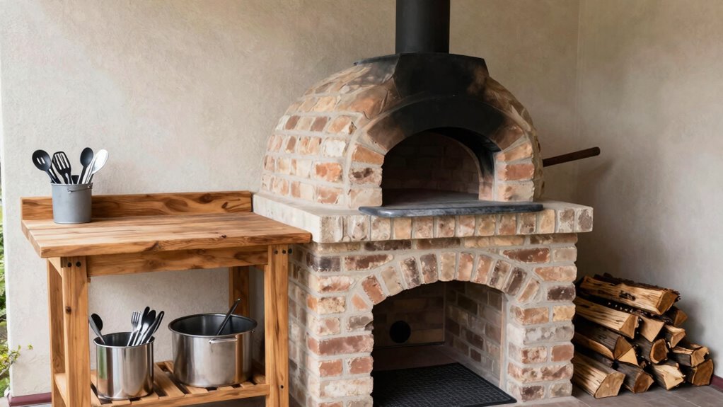 safe homemade pizza station