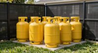 safe propane tank storage