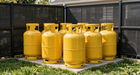 safe propane tank storage