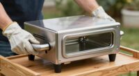 securely transport pizza oven