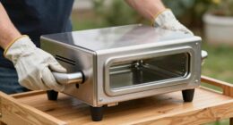 securely transport pizza oven