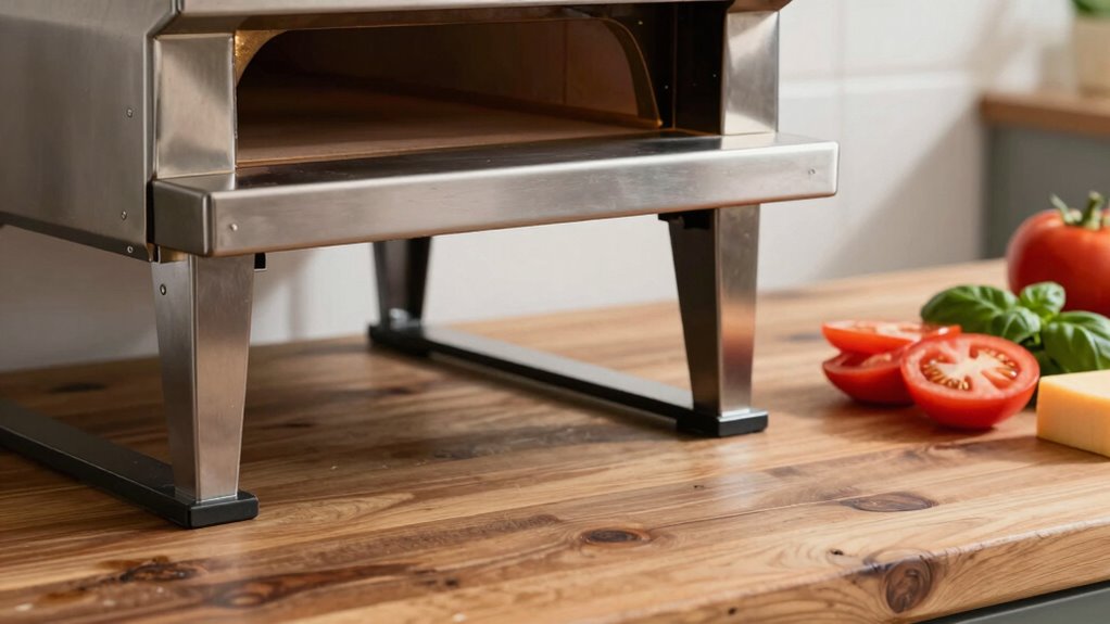 stable outdoor pizza workstation