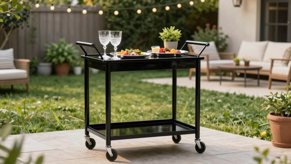 stylish outdoor serving solutions