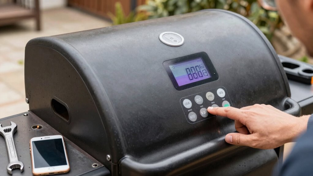 troubleshoot pellet grill app