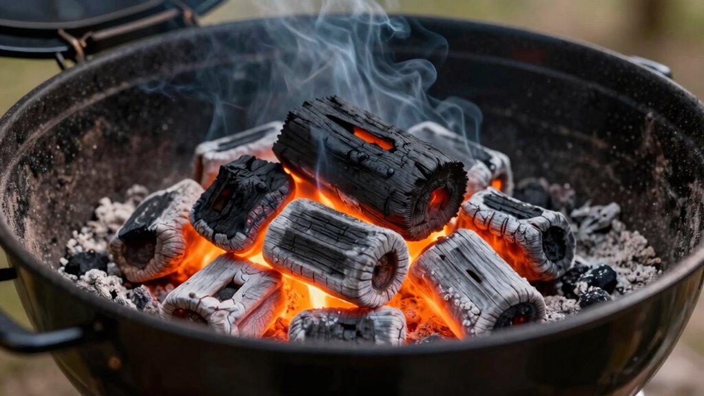 two zone charcoal grilling
