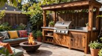 weekly backyard cooking setup