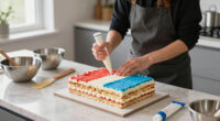 Martha's Giant Flag Cake Served 250 Guests—Here's How to Make It Yourself