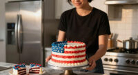 Martha Stewart Serves Huge American Flag Cake with 250 Pieces for Founding Father-Themed Party