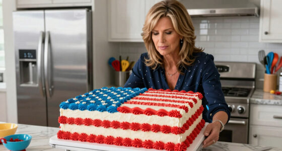 Martha Stewart Serves Huge American Flag Cake with 250 Pieces for Founding Father-Themed Party