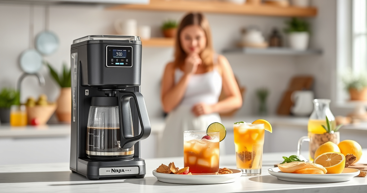Create Refreshing Iced Coffee with Ninja Hot & Iced XL Coffee Maker