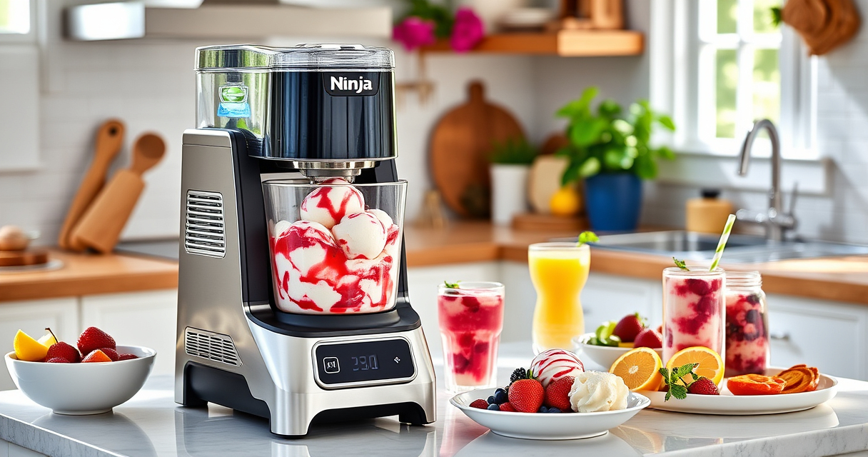 Create Summer Sweetness: Ninja NC701 CREAMi Swirl Ice Cream Maker Recipe