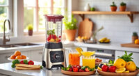 Fresh Summer Smoothie with Ninja BC151EM Blast Portable Blender