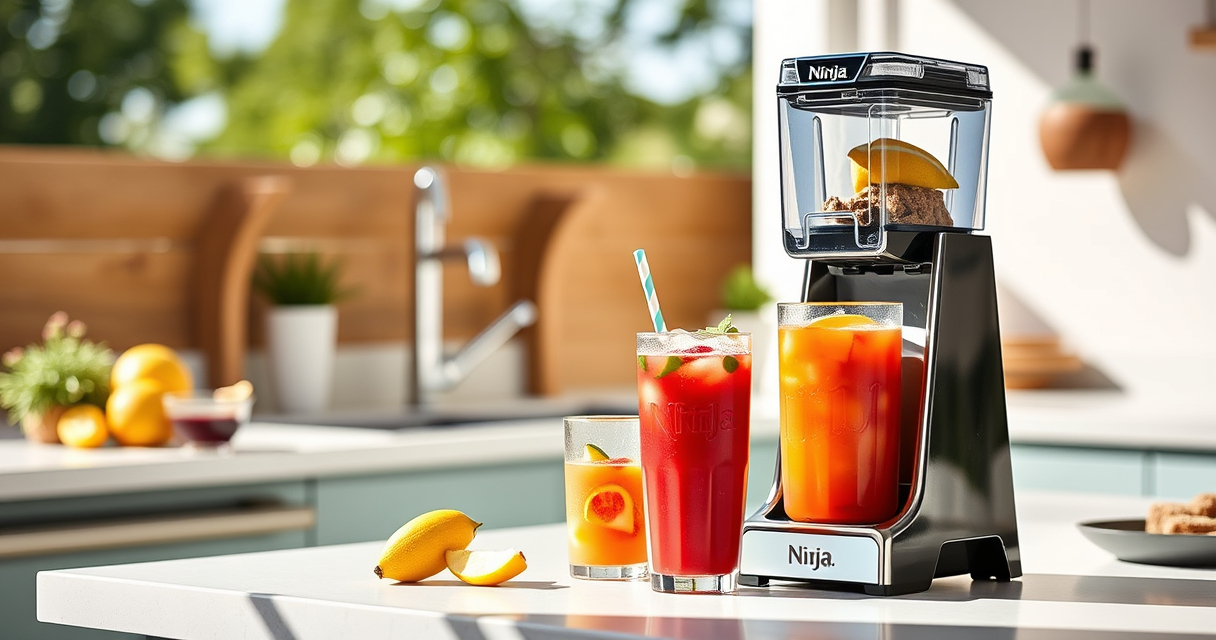 Beat the Summer Heat with the Ninja SLUSHi Twist Frozen Drink Maker