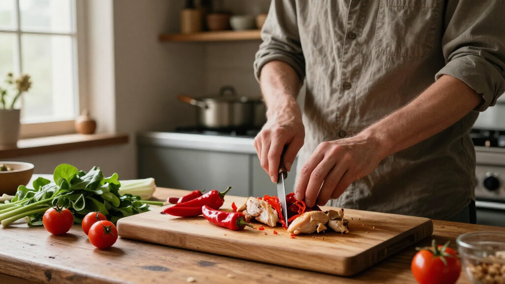 Calabrian Chili Chicken Salad