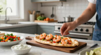Greek Shrimp Pitas