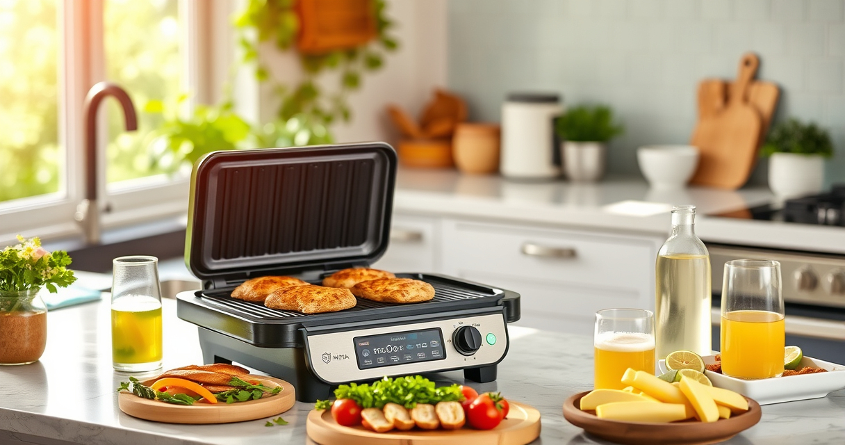 Ninja Foodi Pro 5-in-1 Indoor Grill: The Ultimate Summer Kitchen Companion