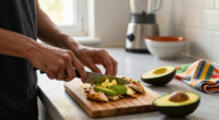 Tortino Di Pollo E Maionese Con Avocado