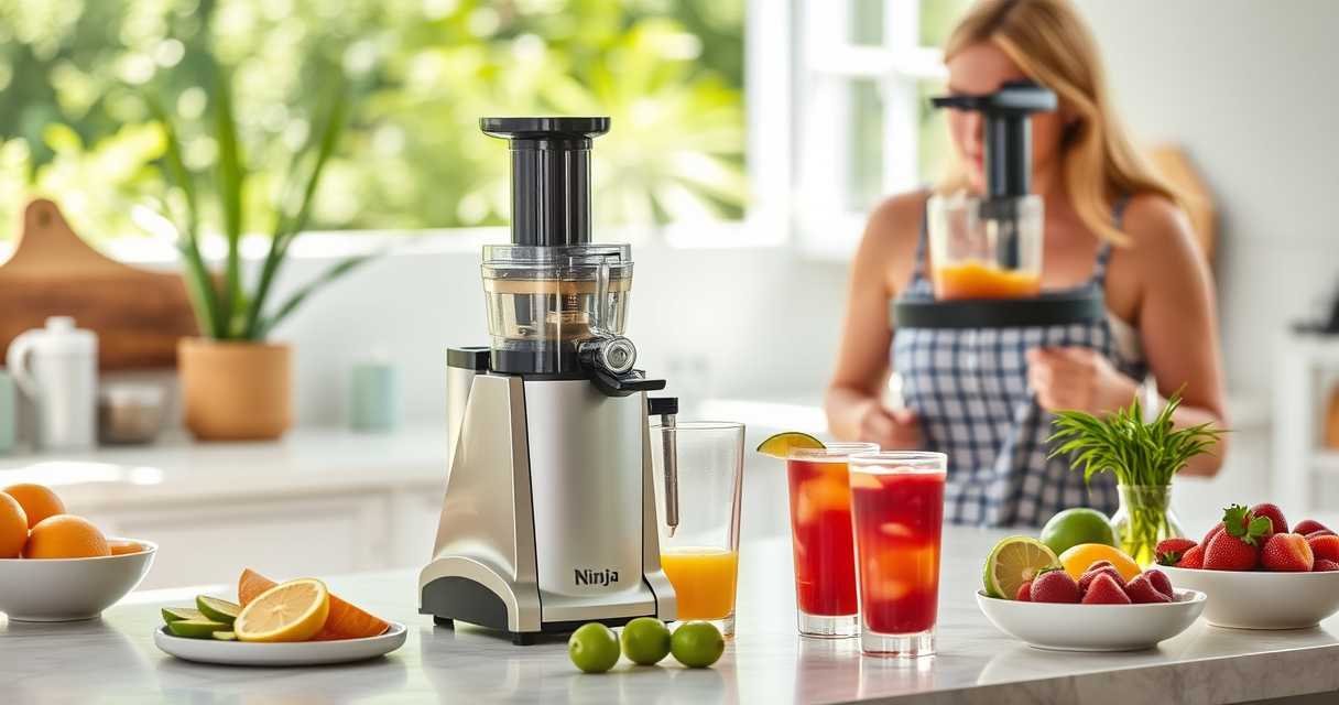Bright Summer Recipes with the Ninja NeverClog Cold Press Juicer
