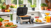 Bright Summer Waffles with the Ninja Belgian Waffle Maker Pro