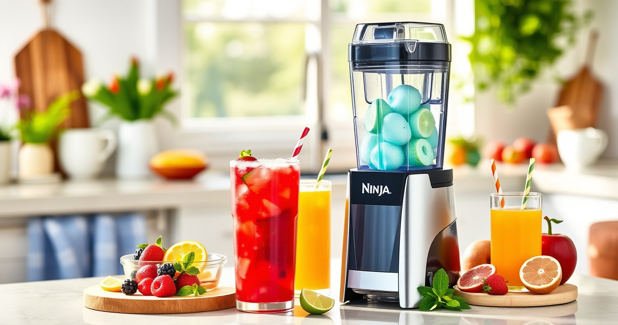 Cool Off This Summer with Ninja SLUSHi Twist Frozen Drink Maker