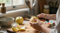 Eating Fruit Skins