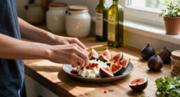 Fichi Con Caprino E ’Nduja, Antipasto Facile E Veloce