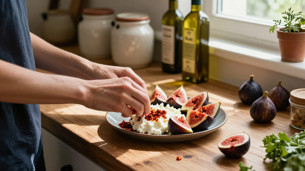 Fichi Con Caprino E ’Nduja, Antipasto Facile E Veloce