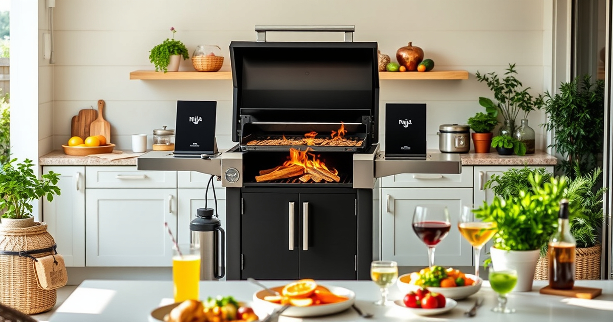 Make Summer Gatherings Sizzle with the Ninja Woodfire Pro Connect Grill