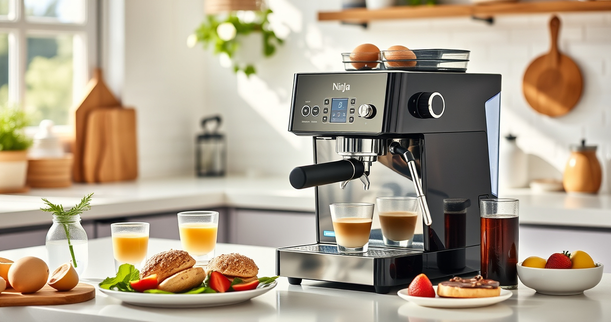 Ninja Luxe Café Pro Espresso Machine by David Beckham: Summer's Ultimate Coffee Showstopper