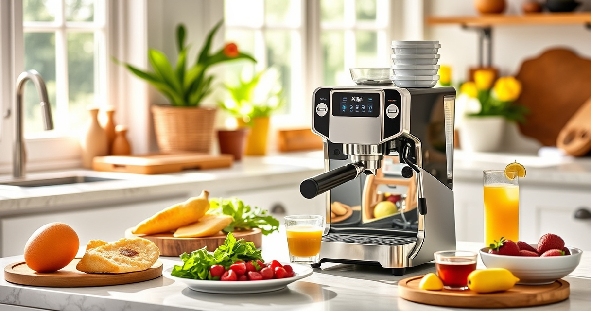Ninja Luxe Café Pro Espresso Machine for Summer Hosting