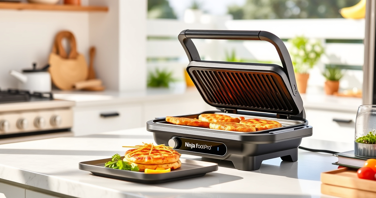 Sizzle and Serve: Ninja Foodi Pro 5-in-1 Indoor Grill for Summer Delights
