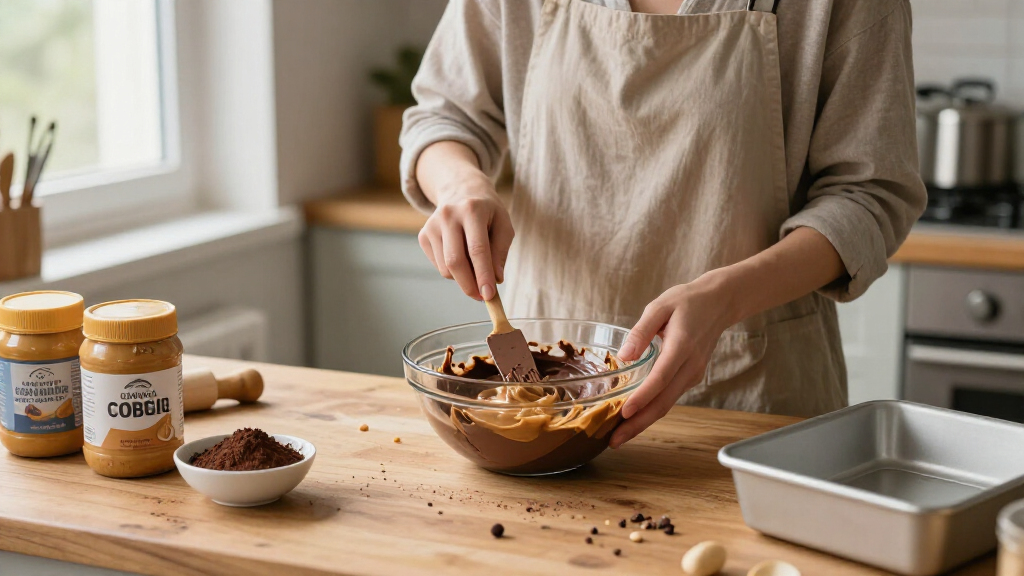 These No-Bake Peanut Butter Brownies Are Even Easier Than Using A Boxed Mix