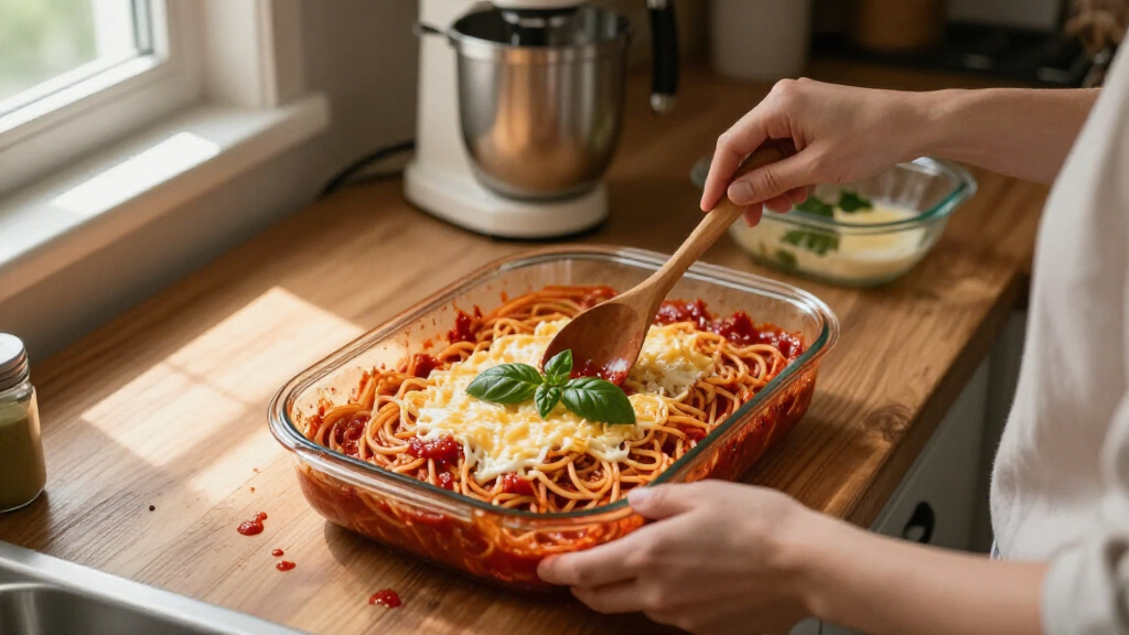 This Baked Spaghetti Makes It Easy To Say Bye To Summer