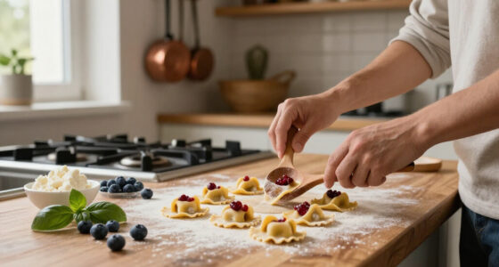 Tortelloni Al Caprino E Mirtilli
