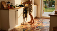 Sorry To Accent Walls, But 'Accent Floors' Work Much Better In Kitchens